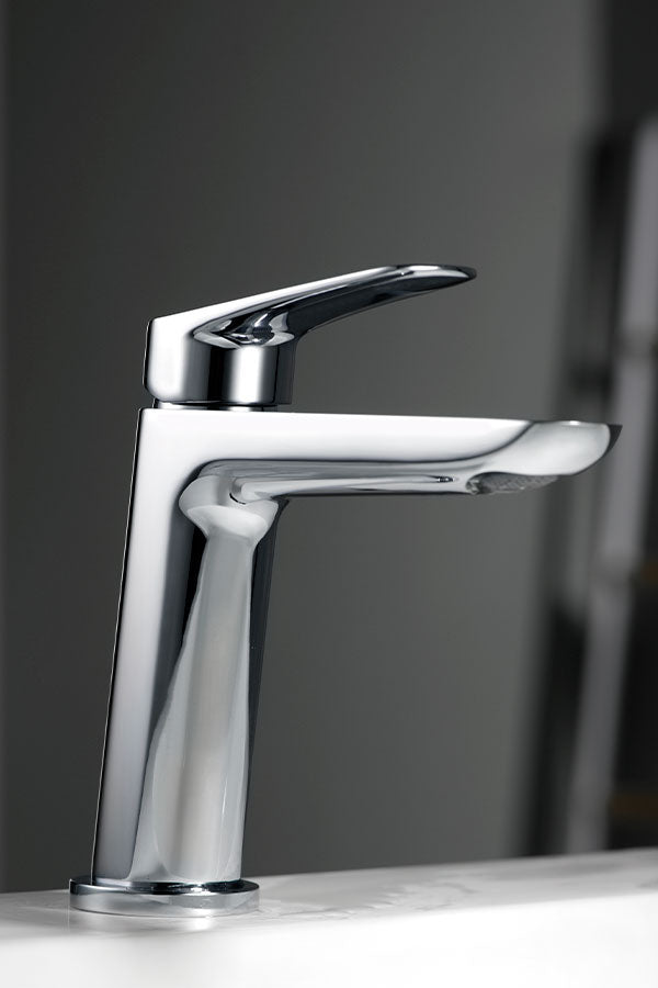 CHROMED BASIN MIXER