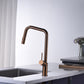 ROSE GOLD PULL-OUT SINGLE-LEVER KITCHEN FAUCET