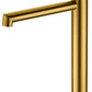 SINGLE-LEVER BASIN MIXER XL-SIZE WITH BRUSHED GOLD HIGH SPOUT